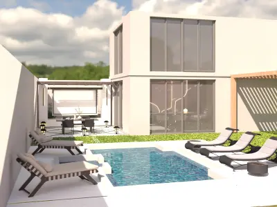 تصميم داخلي احترافي للمساحات السكنية والتجارية باستخدام 3DMax