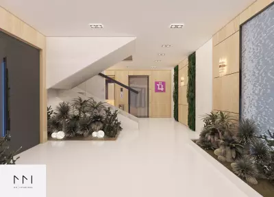 مدخل عمارة مودرن
