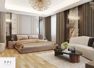 تصميم غرفة نوم رئيسية فاخرة – Master Bedroom Design
