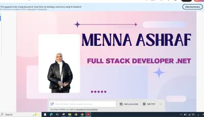 تصميم بورتفوليو (portfolio)