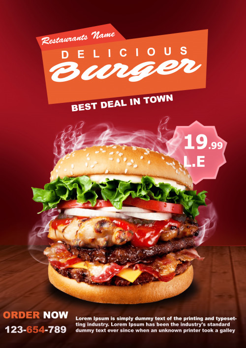 burger flyer