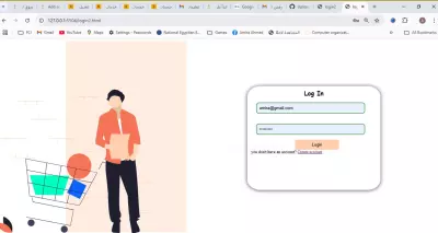 موقع تجارة إلكترونية باستخدام HTML و CSS و JavaScript