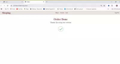 موقع تجارة إلكترونية باستخدام HTML و CSS و JavaScript