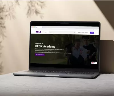 تصميم وتطوير منصة تعليمية DEGX Academy
