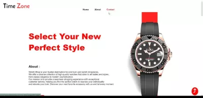 "Hand Watches Website"