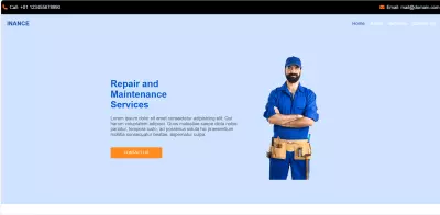 Landing page by using HTML and CSS
