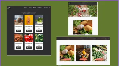 تصميم واجهة متجر إلكتروني باستخدام HTML وCSS وBootstrap