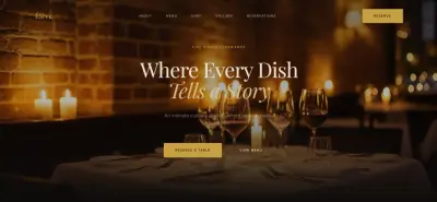 Restaurant Landing Page – صفحة هبوط لمطعم