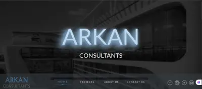 موقع لعرض أعمال شركة إستشارات هندسية