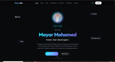 تصميم Portfolio