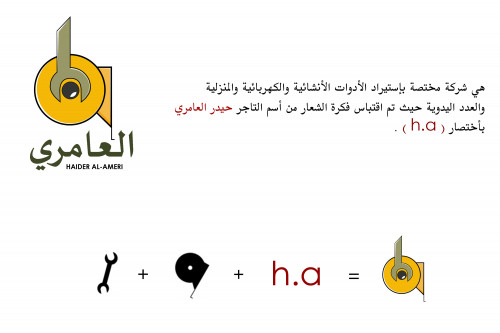 هوية بصرية لصالح شركة العامري للتجارة العامة