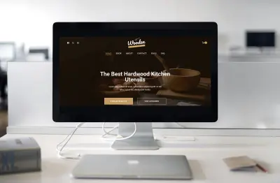 متجر إلكتروني جذاب ومميز يختص بعرض المنتجات و إدارتها (Wooden Shop)