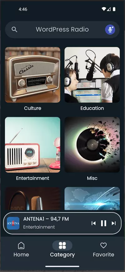 ٌRadio Application