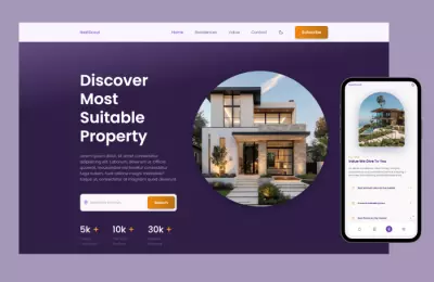 تصميم صفحة هبوط بطابع عصري ومميز