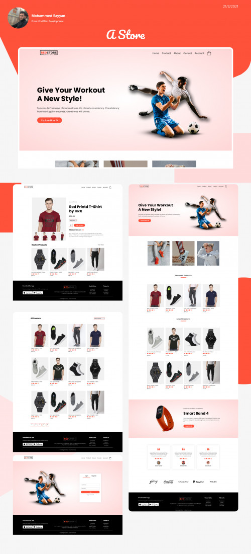 متجر الكتروني Ecommerce website