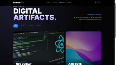 موقع شركة دعاية وإعلان احترافي يعكس الهوية البصرية