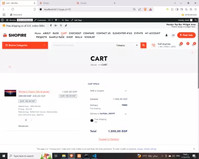 تصميم وتطوير متجر ملابس متكامل على WordPress/WooCommerce