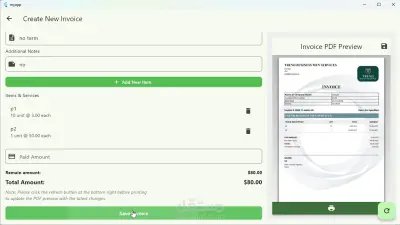 نظام متكامل لإدارة الفواتير والعملاء (Invoice Management System)