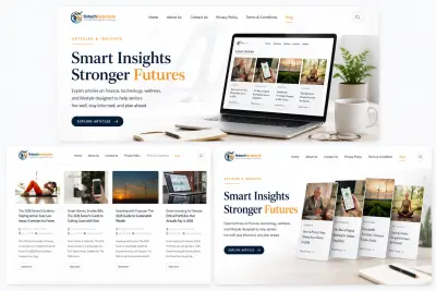 مقالات عن كيفيه التعامل مع التكنولوجيا و الامور الماليه بشكل امن بدون تعقيد لكبار السن fintechforseniors (WordPress)