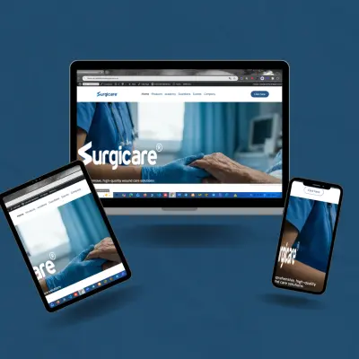 🩺 Surgicare – Corporate Medical Website
