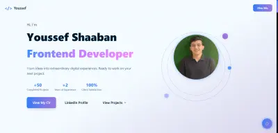 موقع بورتفوليو - Portfolio Website