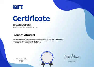 Route Frontend Diploma