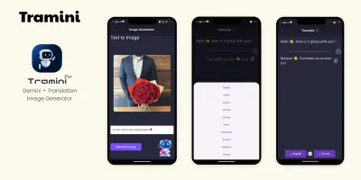 Gemini + Translation + Image Generation