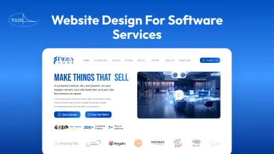 تصميم موقع للخدمات البرمجية