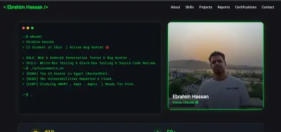 تصميم وإنشاء معرض أعمال (Portfolio) احترافي ومودرن يعبر عن هويتك