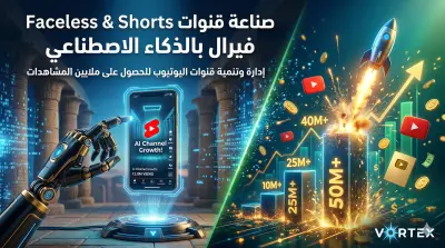 إنشاء وإدارة قنوات "Faceless YouTube" وفيديوهات Shorts فيرال بالذكاء الاصطناعي