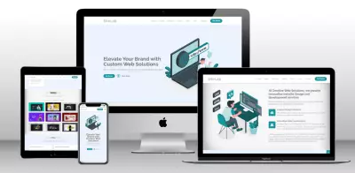 صفحة هبوط landing page باستخدام HTML, CSS, JavaScript