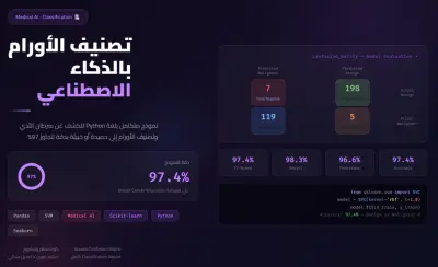 بناء نموذج Classification للكشف عن سرطان الثدي باستخدام Pyth