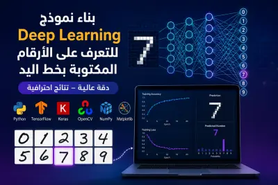 صورة العمل عمل نموذج Deep Learning للتعرف على الأرقام المكتوبة بخط اليد الخدمة بانتظار المراجعة وسيصلك إشعار فور إتمام مراجعتها.