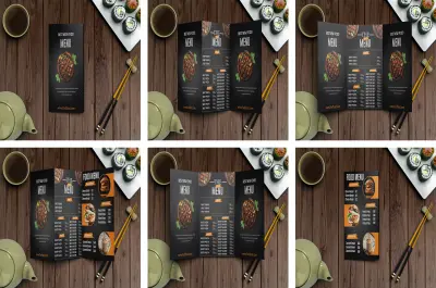 Creative Food Menu Design