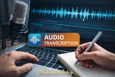 تفريغ محتوي مرئي وصوتي