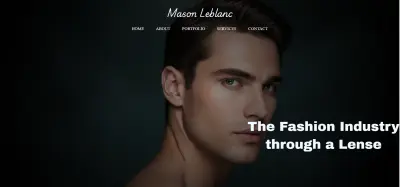 تصميم موقع لفوتوغرافر