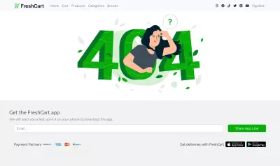 موقع "فريش كارت" للتجارة الإلكترونية - Fresh Cart E-Commerce