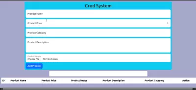 تطوير نظام CRUD متكامل باستخدام JavaScript وتصميم واجهة احترافية