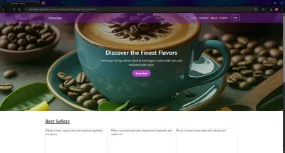Yumscape – موقع إلكتروني للأطعمة والمشروبات