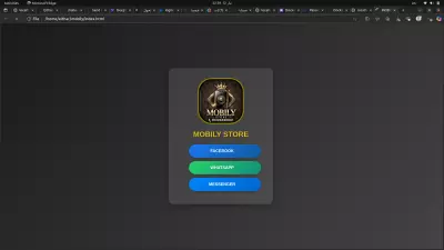 Mobilly Store Social Media Links