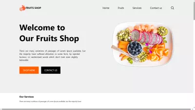 Fruit Shop – متجر فواكه إلكتروني