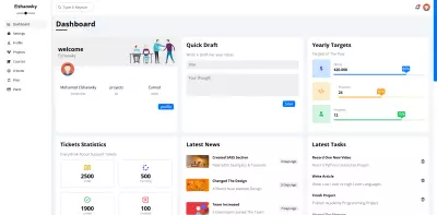 HTML CSS Website | Dashboard UI