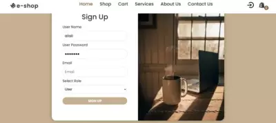 Full-Stack Project (Cafeteria Website Project)