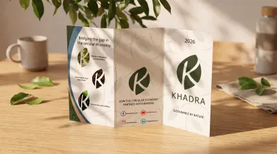 تصميم بروشور لبراند KHADRA