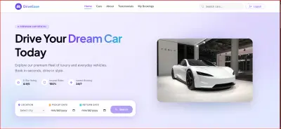 🚗 Drive Ease - Car Rental Platform