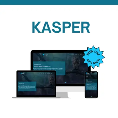 تطوير موقع Kasper بكود نظيف وأداء عالٍ