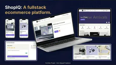 ShopIQ: منصة متكاملة للتجارة الإلكترونية متعددة البائعين (MEAN Stack)