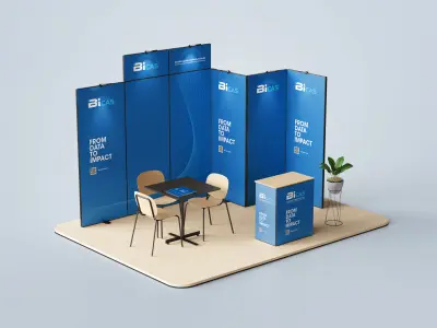 تصميم وتطوير الهوية المتكاملة لشركة ذكاء الأعمال للاستشارات والحلول المتقدمة