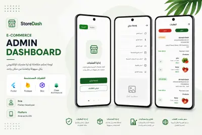 E-Commerce Admin Dashboard