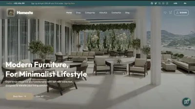 Homesta E-commerce platform